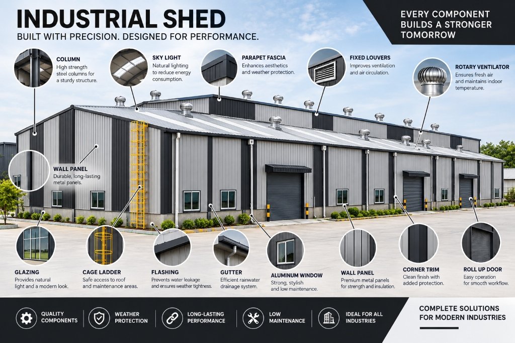 Industrial Shed Blueprint