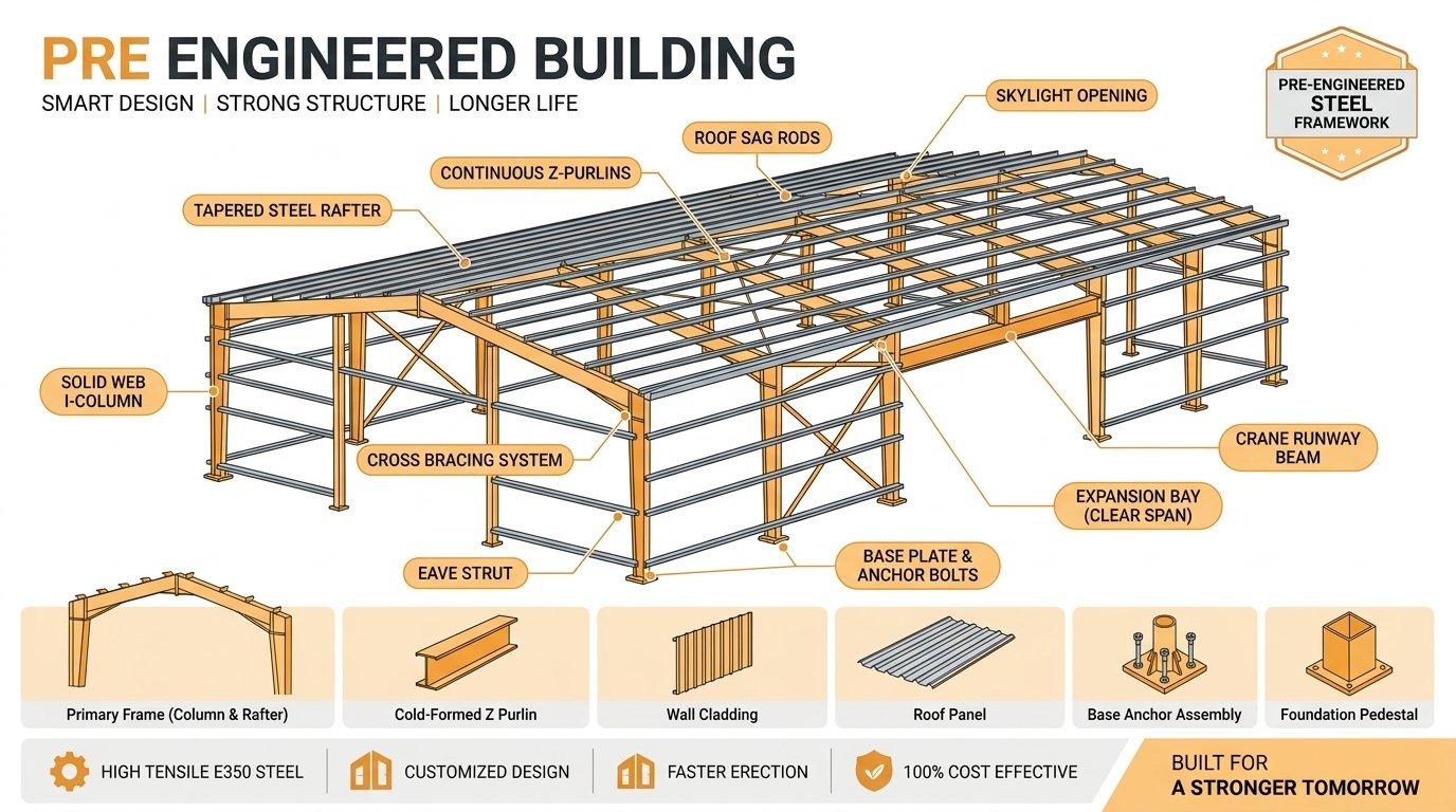 Pre Engineered Building Blueprint