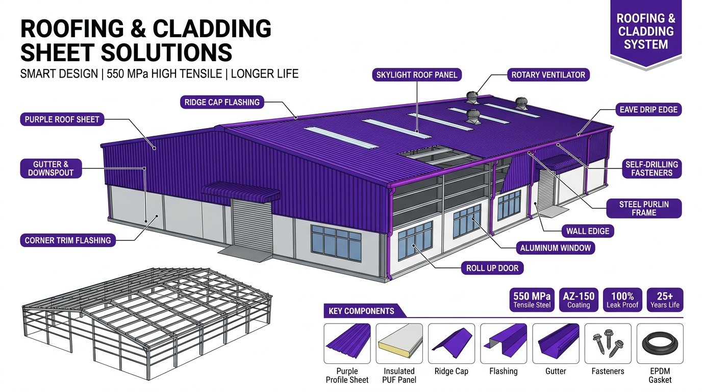 Roofing Sheet Blueprint