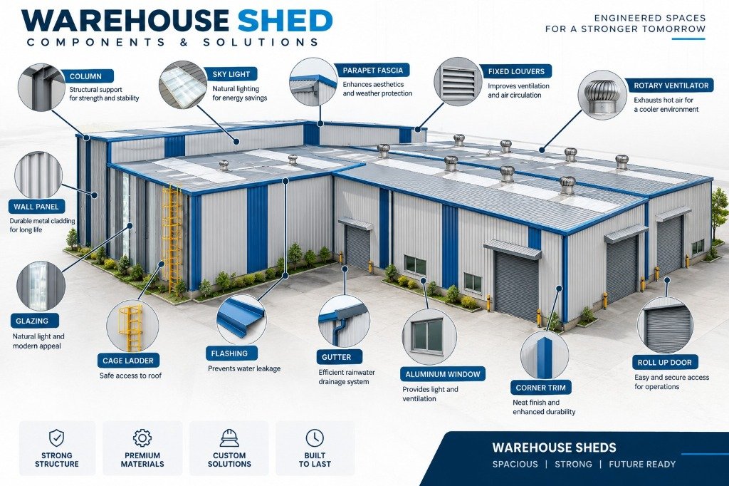 Warehouse Shed Blueprint