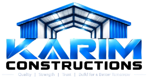 Karim Constructions - 3D Steel Building Solutions Logo